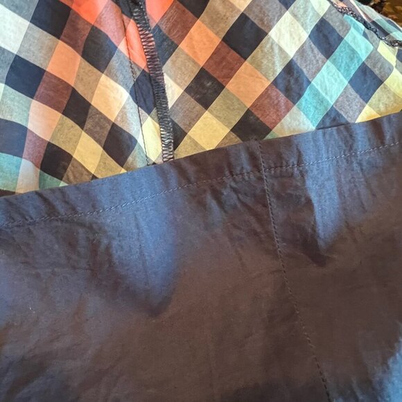 Talbots Checkered Pastel Gingham Sleeveless Penafore Retro 60's Dress, Size 12 - Picture 7 of 12